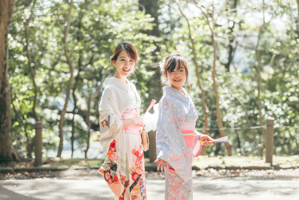 ママと長女の親子ツーショット